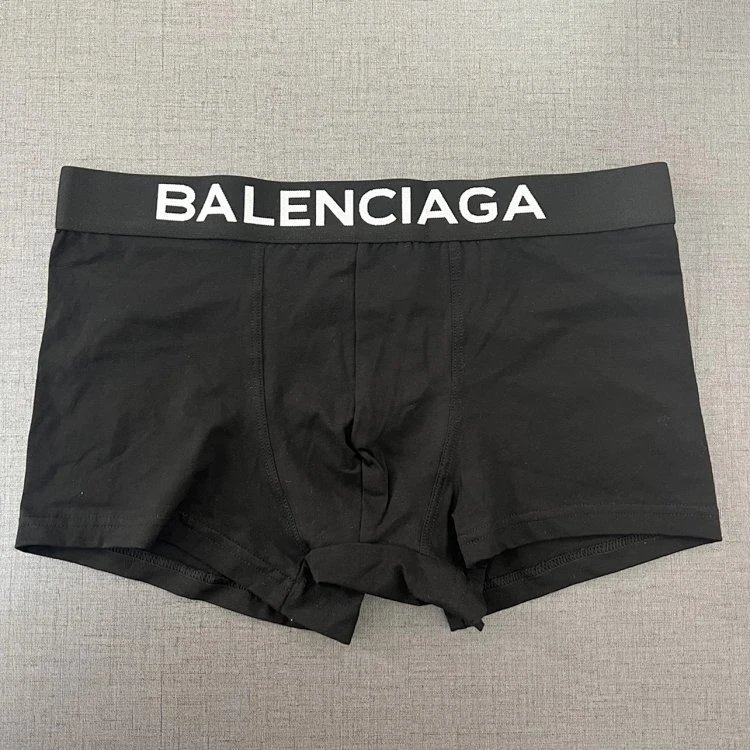 Balenciaga Underwear Cotton Boxer Black