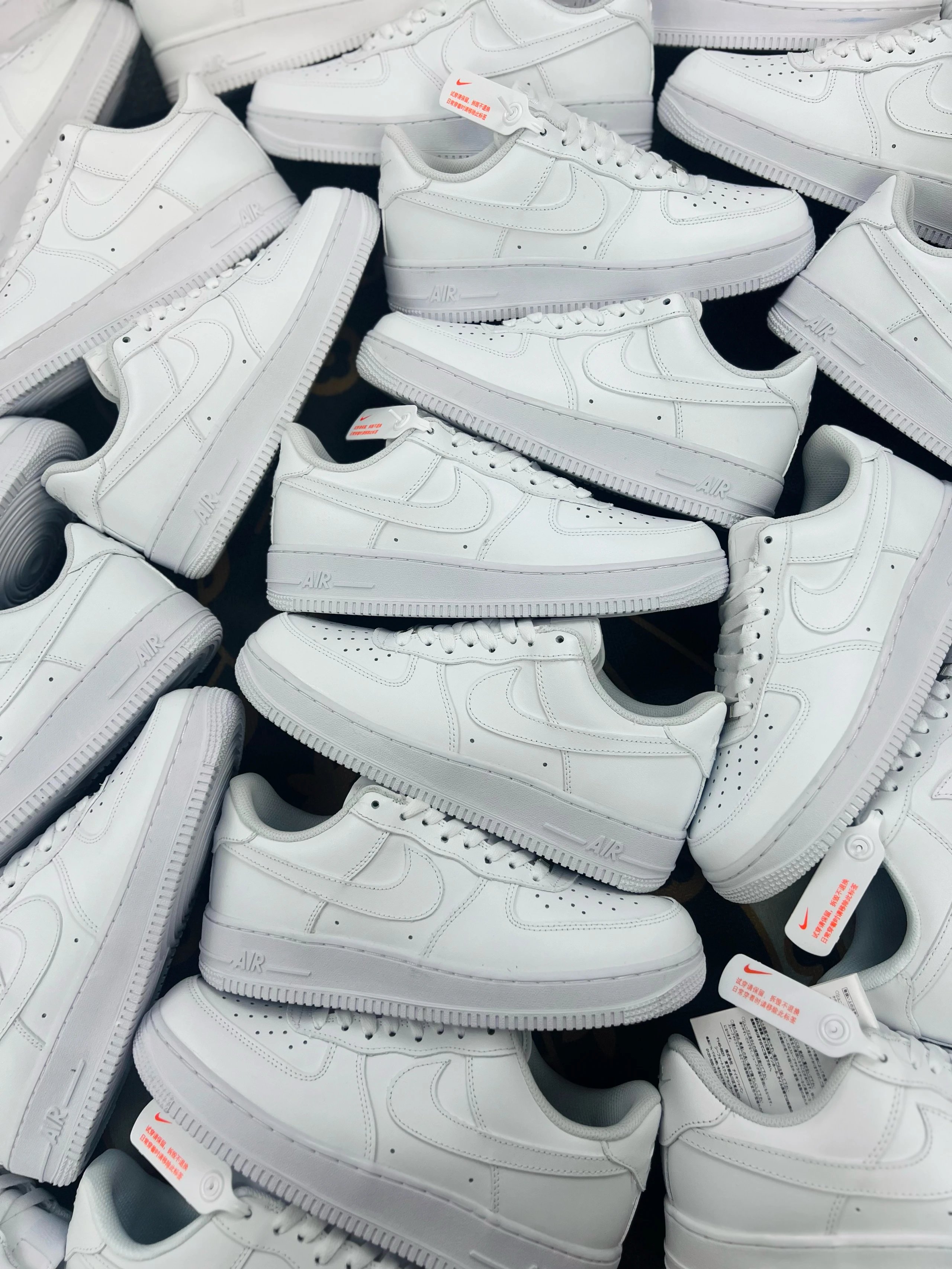 【 Super Welfare Home Order Run Quantity Payment 】 Pure Original Version Air Force Full White Full Two Layer Peeling and Edge Coating Neat Pulling with Steel Seal insole Correctly Brushed Glue Free Version