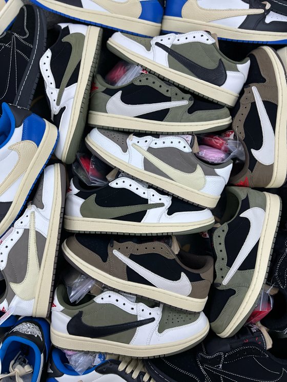 Long term replenishment advantage supply: Pure original version TS aj1 low cut hook top layer leather ➕ Suede with built-in air cushion, perfect design details, well done ceiling series