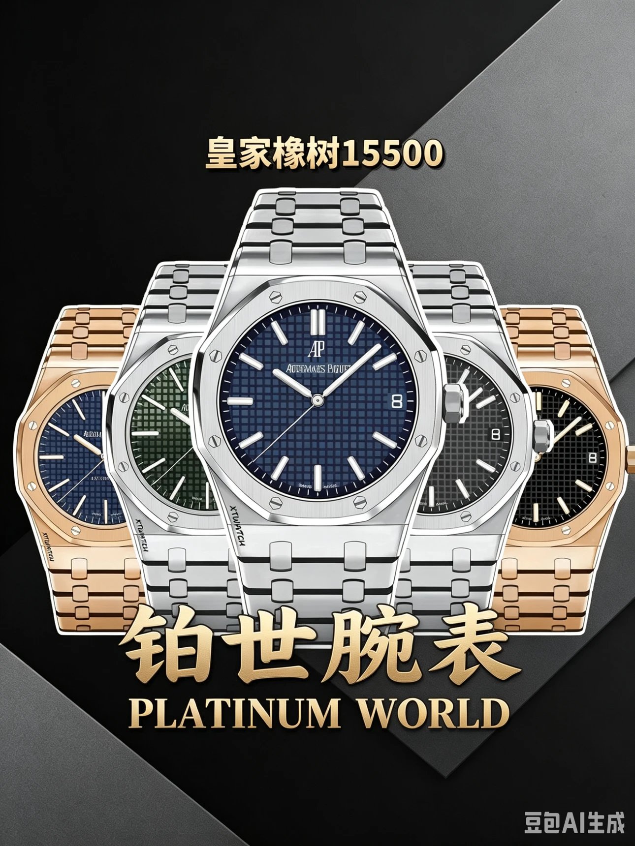 New Audemars Piguet AP Audemars Piguet Royal Oak Offshore Seagull st16 Movement Fully Automatic Mechanical Watch Men's Fully Automatic Mechanical Watch Business Night Light Waterproof Leisure Sports Steel Belt Watch Men's Steel Belt Men's Confession Case