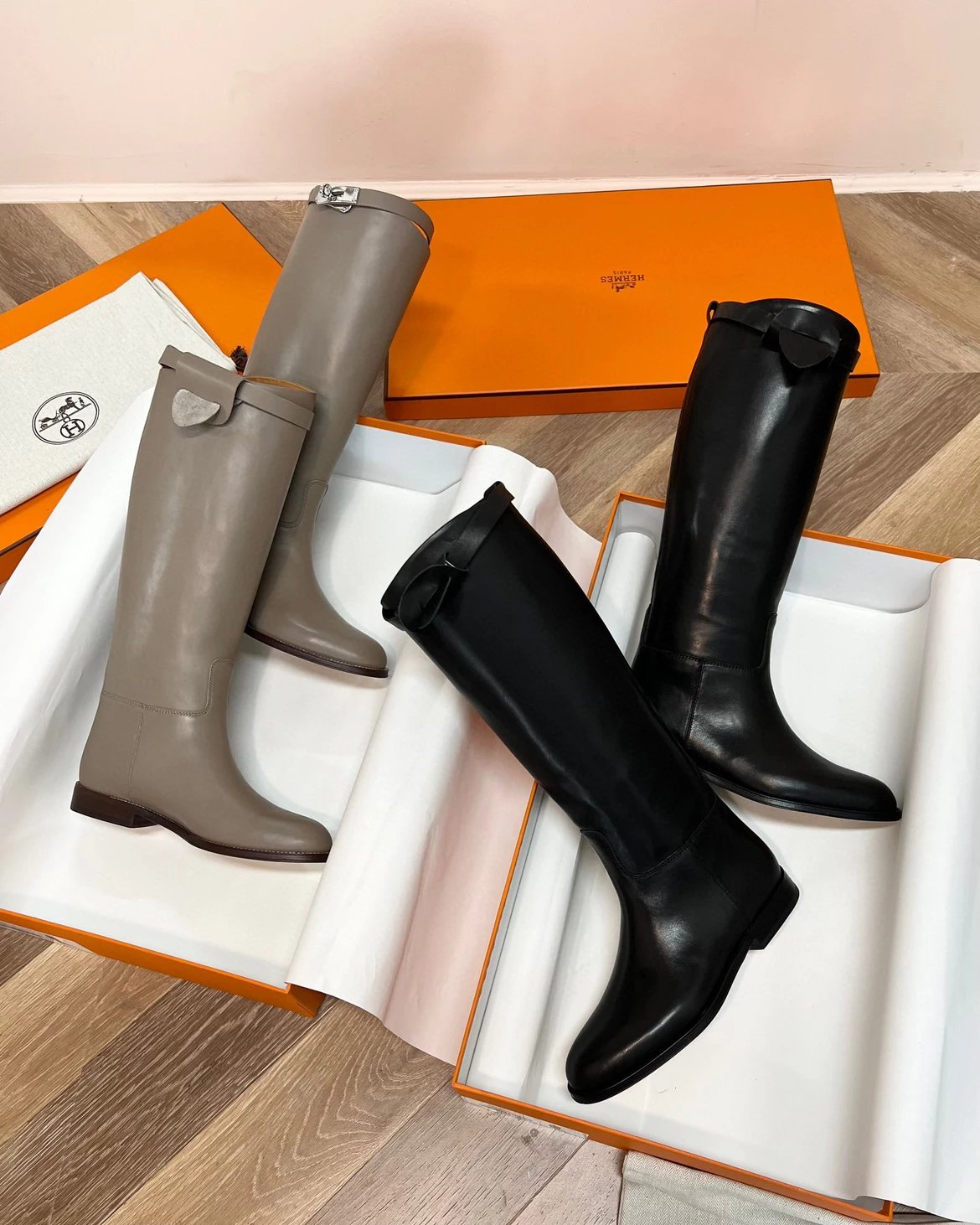 Hermes jumping boots ！