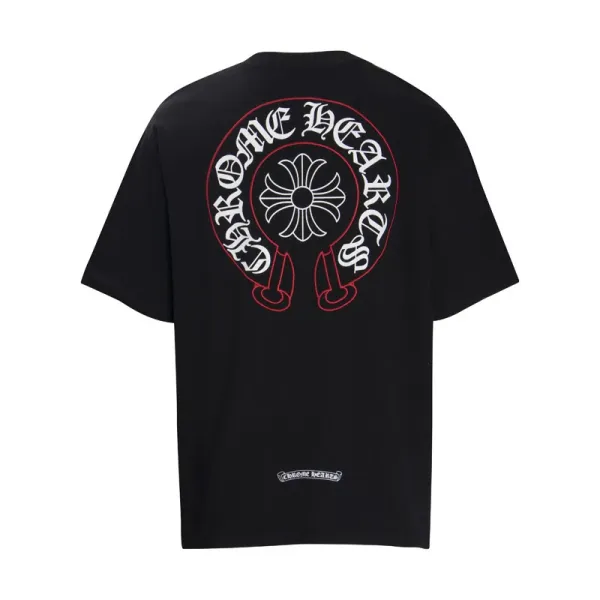 Chrome Hearts Circle Logo Black T-Shirt - 1
