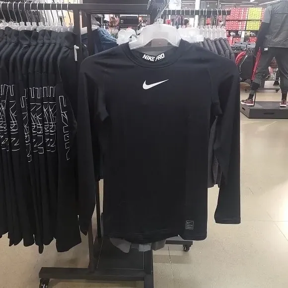 Nike Pro Long Sleeve Base Layer Black - 1