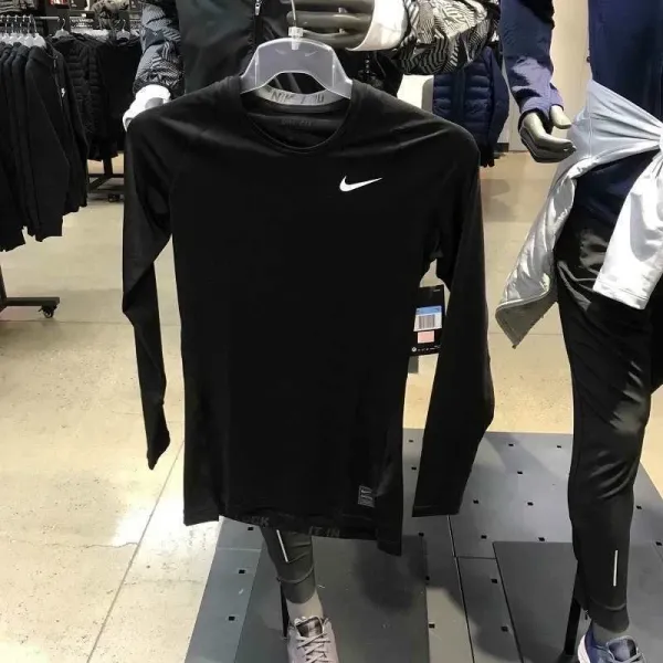 Nike Pro Long Sleeve Base Layer Black - 1