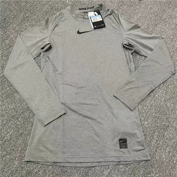 Nike Pro Long Sleeve Base Layer Gray - 1