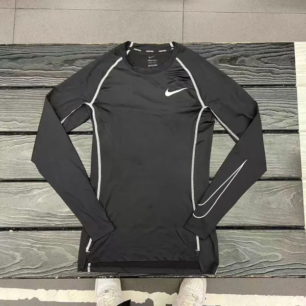 Nike Pro Dri-FIT Black Long Sleeve Base-Layer - 1