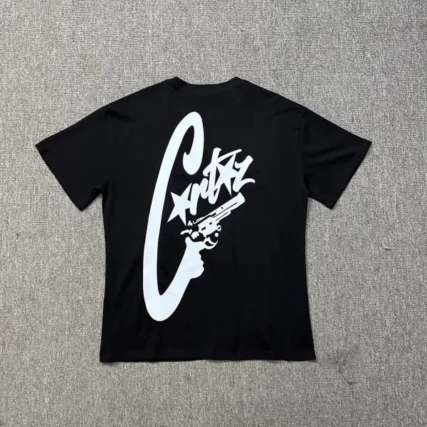 Crittz Graphic Print Black T-Shirt - 1