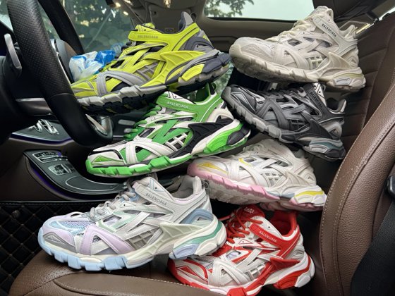 【 GOOD Version Cut Size Loss, Weeping Blood and Clearing Warehouse 】 BLCG Track 4.0 Retro Casual Dad Shoes Six Layer Combination Large Bottom Original Silicone Insole Configuration