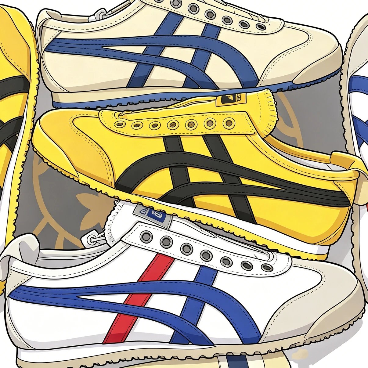 Onitsuka Tiger Canvas Slip-On