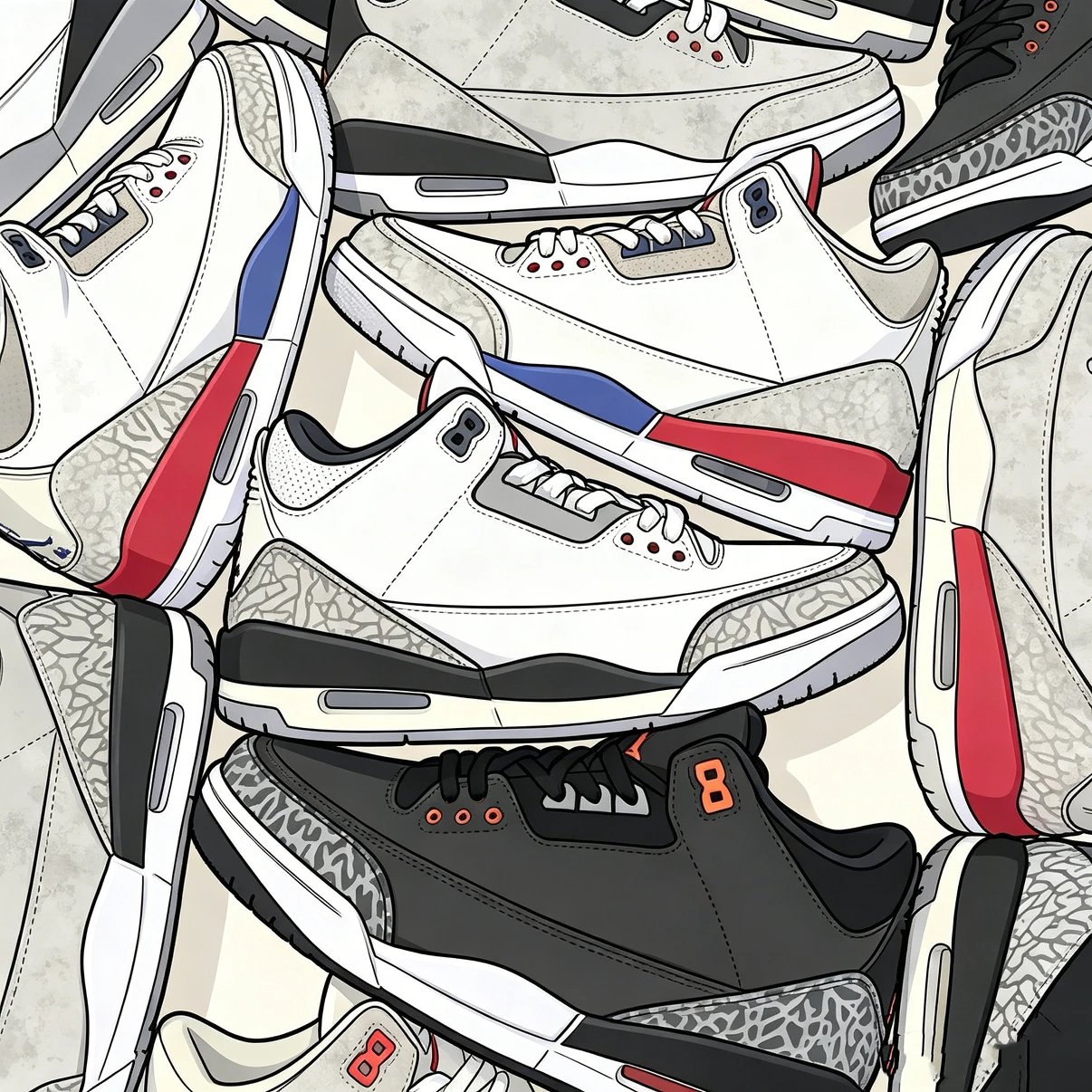 Air Jordan 3 Basketball Shoe