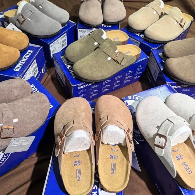 Birkenstock Half Strap Leather Sandal