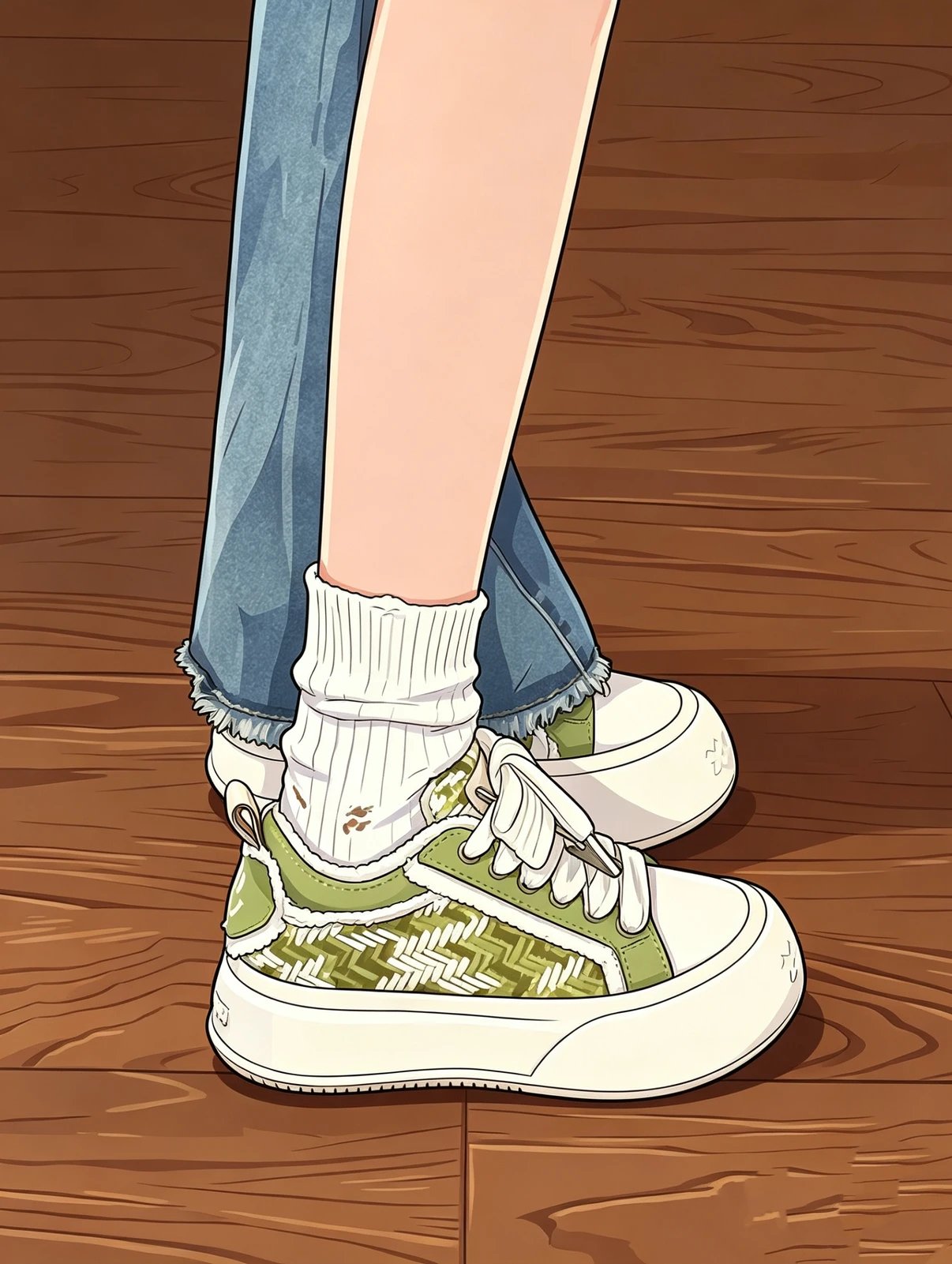 Soap Opera Bubble Shoe Canvas Sneaker