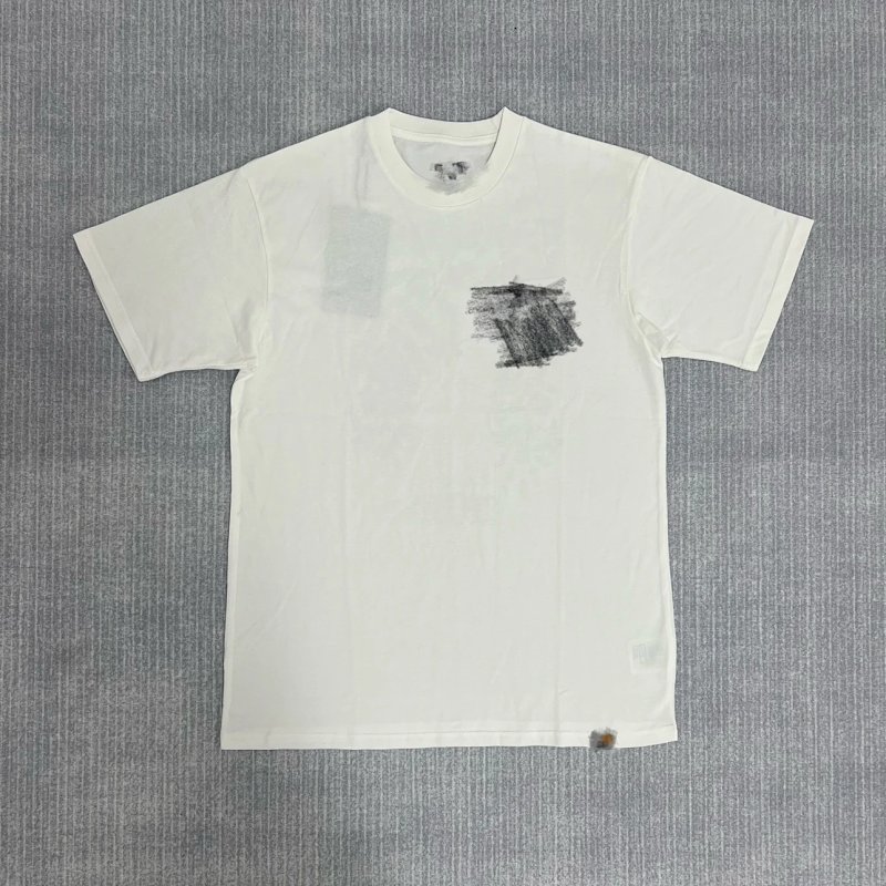 Carhartt WIP t-shirt with a floral and butterfly graphic print on the back