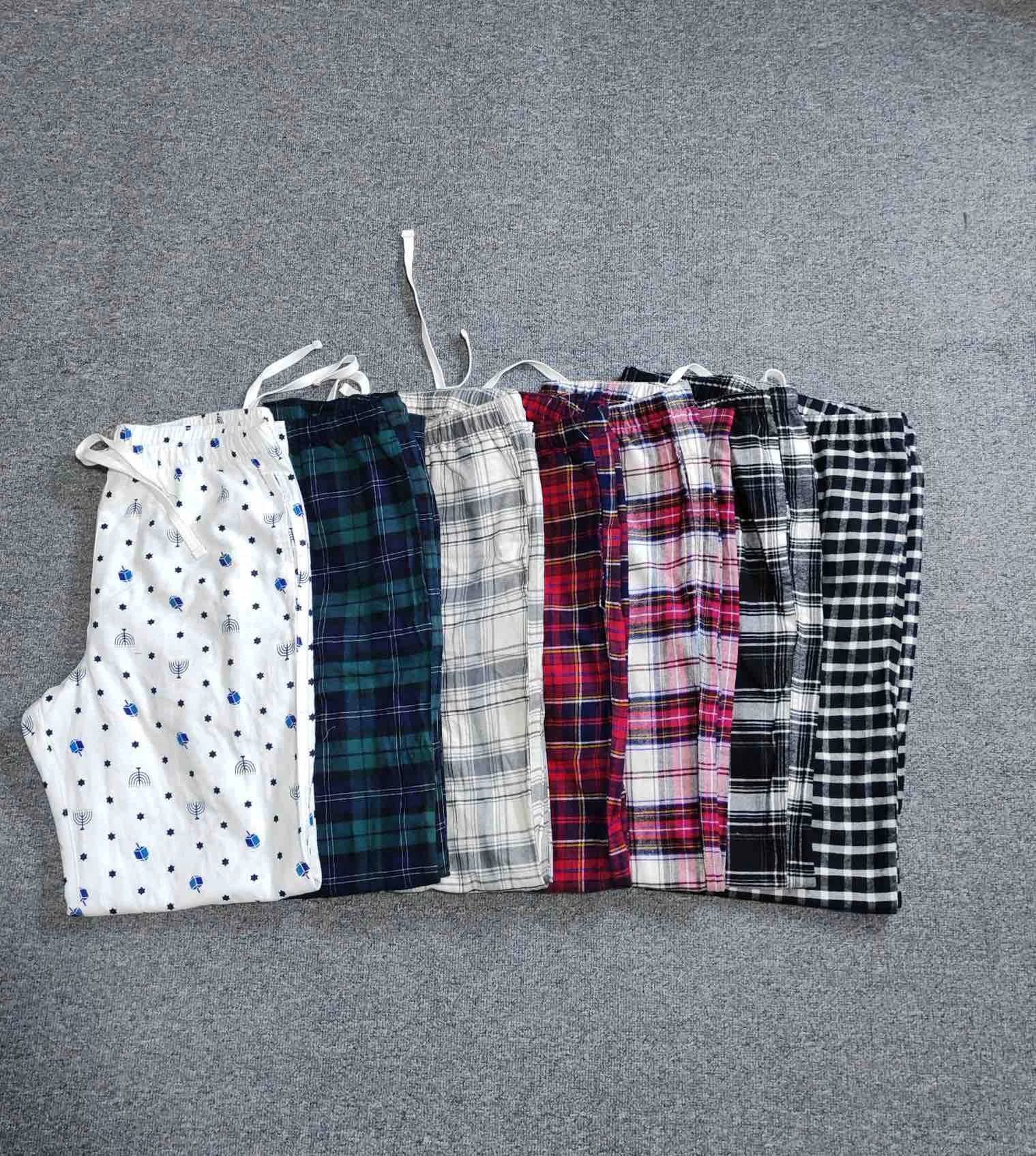 GAP Plaid Cotton Loungewear Pants