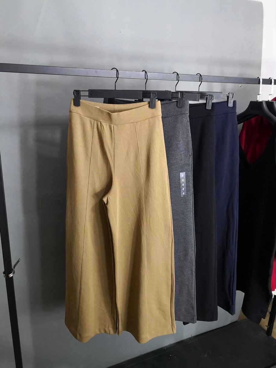 Knit Wide Leg Pants Camel