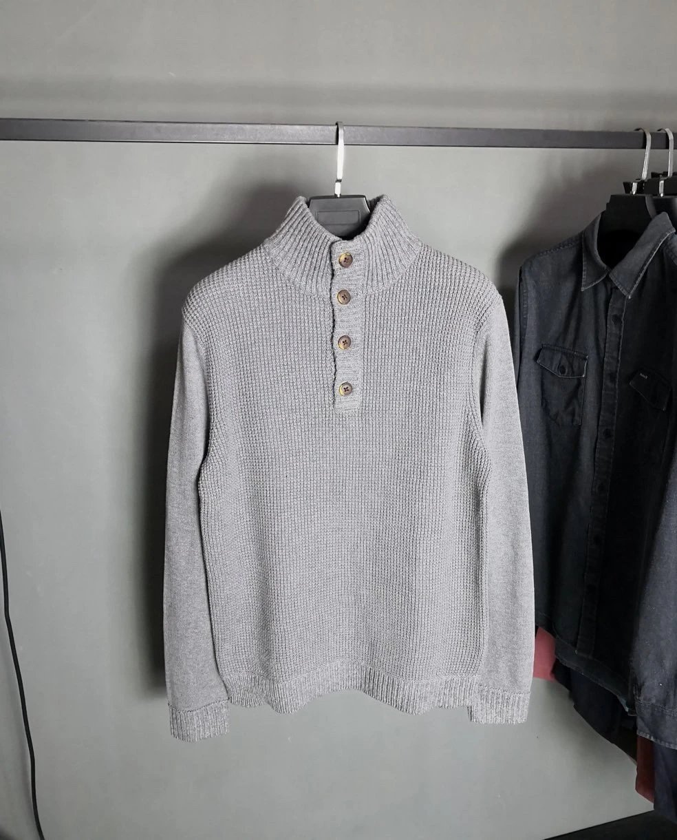 ESPRIT Half-Turtleneck Cotton Knit Sweater