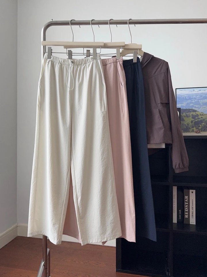 Anti-Wrinkle Speed Dry Wide Leg Pants