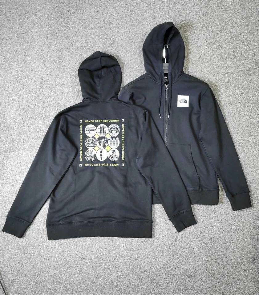 North Face Spring Couple Zip Hoodie