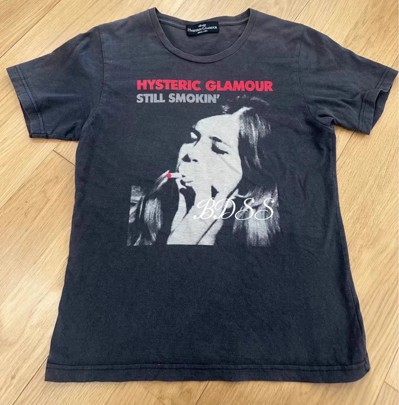 [Smoke Girl] BDSS Self-owned Hysteric Glamour Style Still Girl Short Sleeve T-Shirt