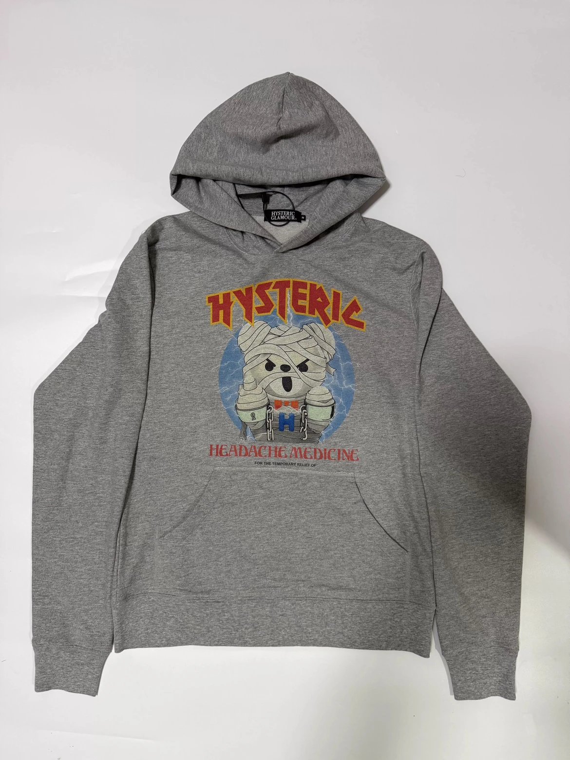 [BEST] BDSS Hysteric Glamour Style Gray Bear Hoodie