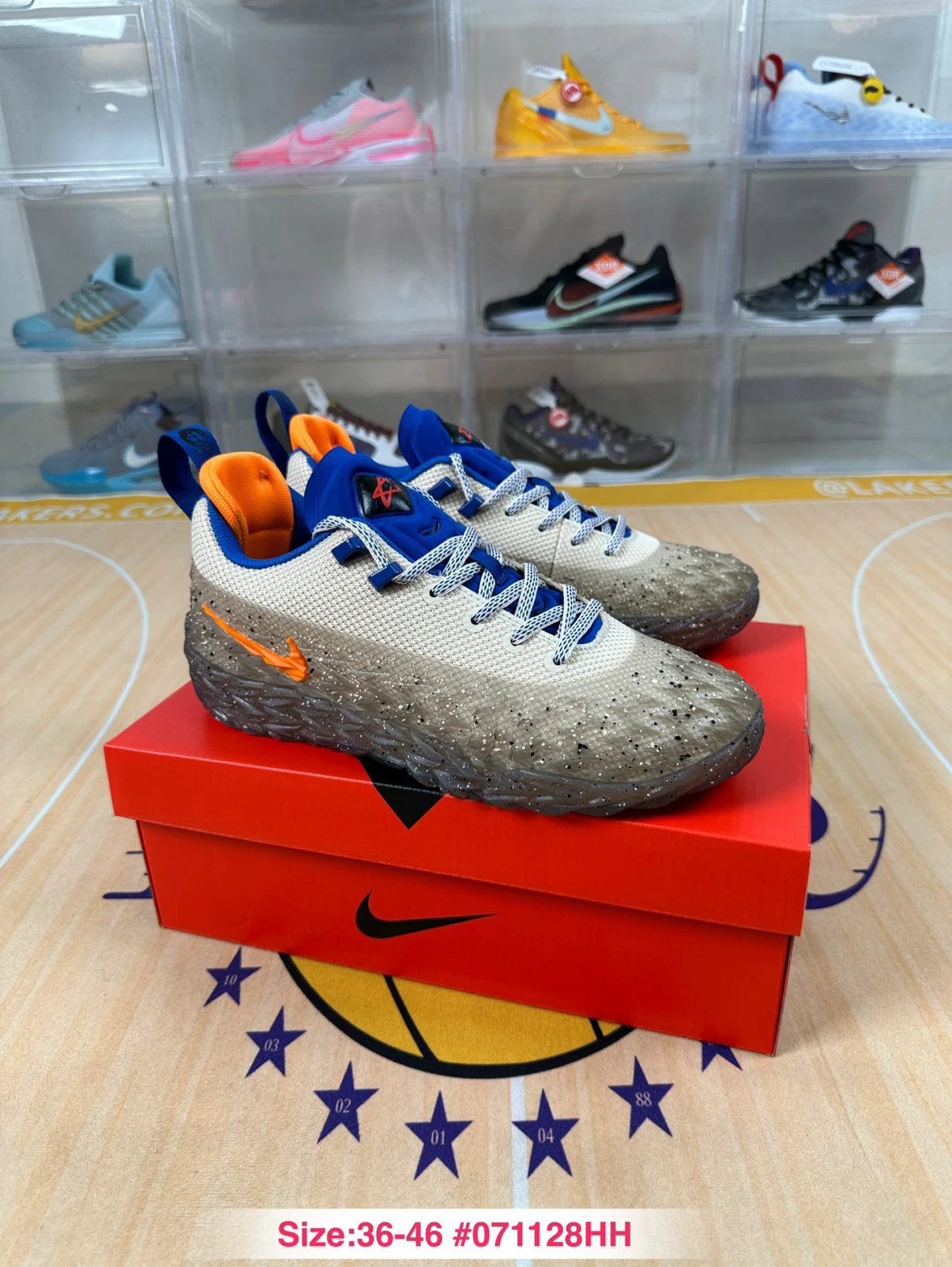 ST Charge Cunningham practical basketball shoes with low cut round toe straps