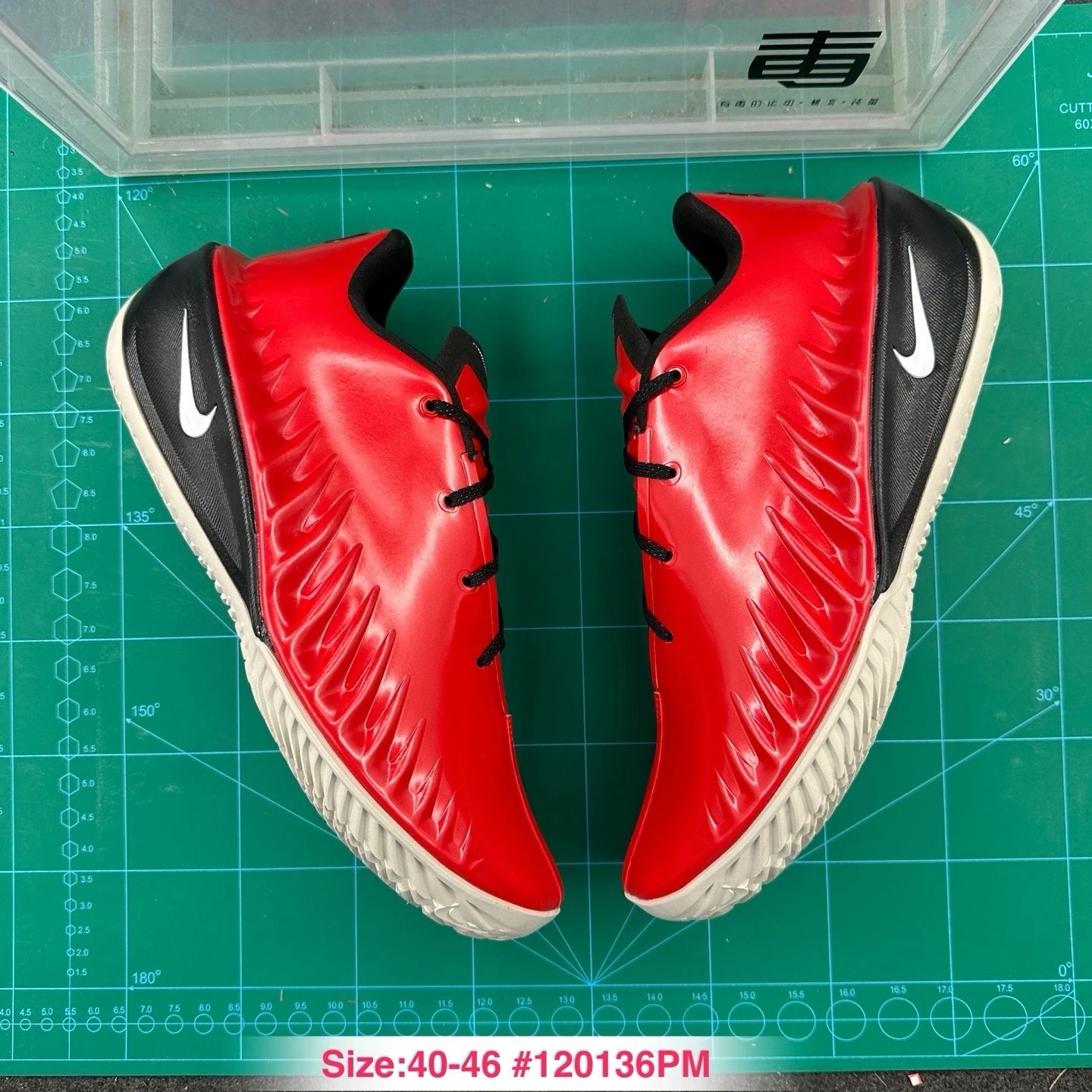 bright red