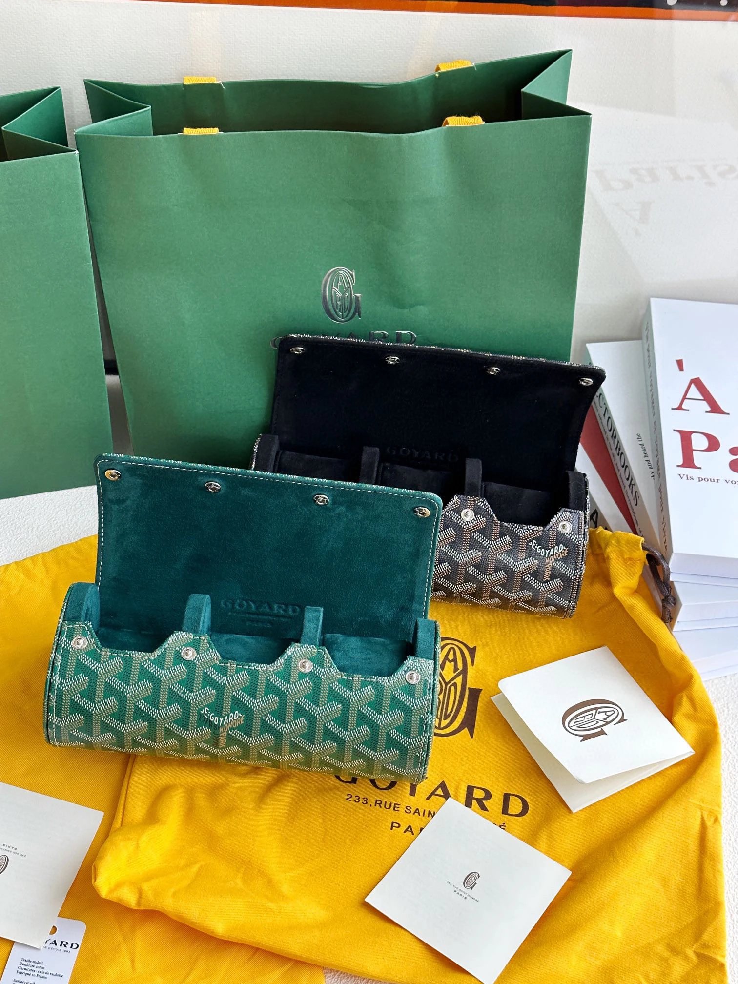 Goyard Watch Storage Case with Goyardine Pattern image 2