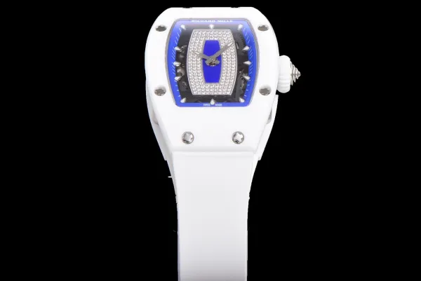 Richard Mille RM 07-01 White Ceramic Pink Diamond Dial Watch Watches - 19