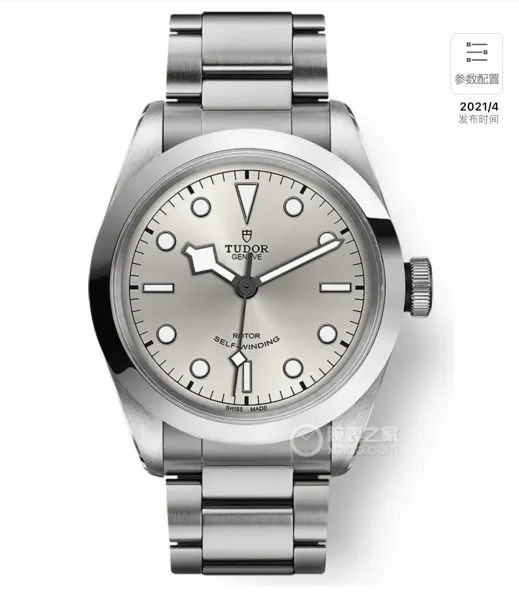 Design Tudor Black Bay 36mm Black Dial Stainless Steel Mechanical Watch Watches - 11