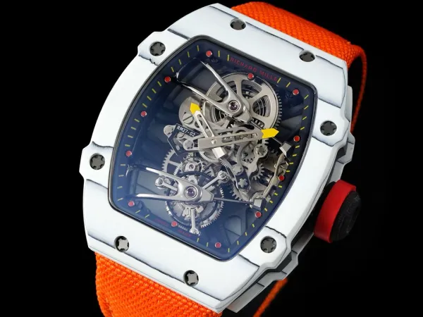 Richard Mille RM 27-02 Orange Strap Mechanical Watch Watches - 52