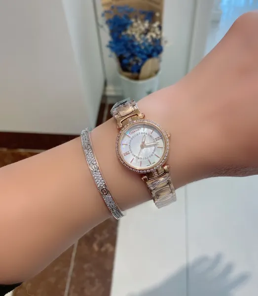 Chanel Mademoiselle Privé Pearl Dial Diamond-Encrusted Watch Silver Watches - 16