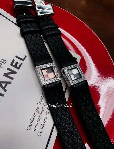 Chanel Premiere Watch Black Quilted Leather Diamond Bezel Quartz Watch Watches - 27