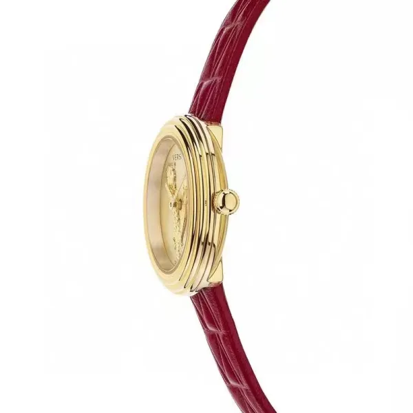 Versace Palazzo Empire Green Leather Strap Watch Watches - 6