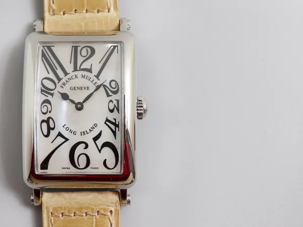 Franck Muller Long Island Mother-of-Pearl Dial Diamond Bezel White Gold Watch Watches - 31