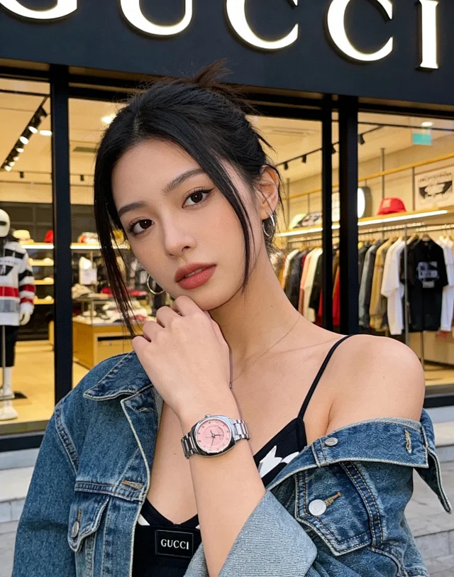 Gucci Watches G-logo dial stainless steel bracelet watch product detail image 1