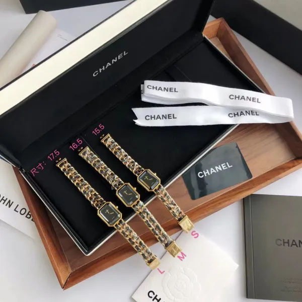 Chanel Premiere Black Gold-Plated Quartz Watch Watches - 2