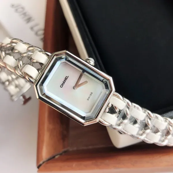 Chanel Première Édition Originale Gray Dial Silver-Tone Chain Watch Watches - 24
