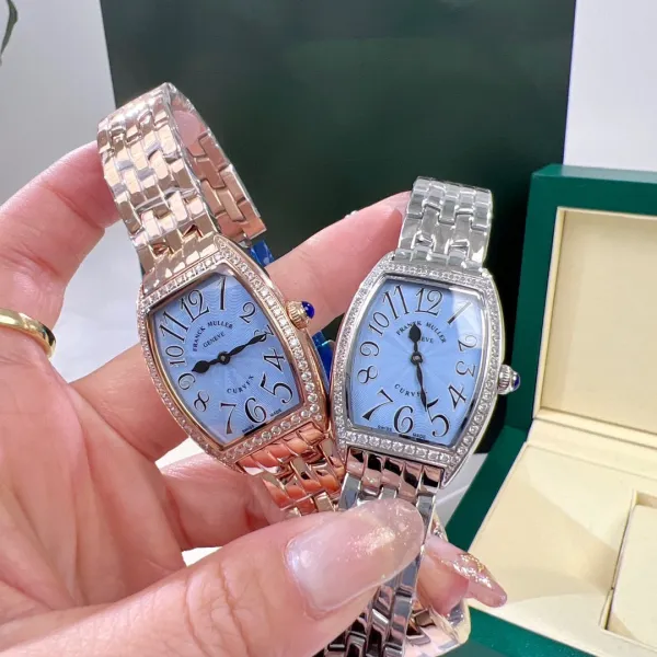 Franck Muller Casablanca Black Dial Rose Gold Diamond-Set Mechanical Watch Watches - 14