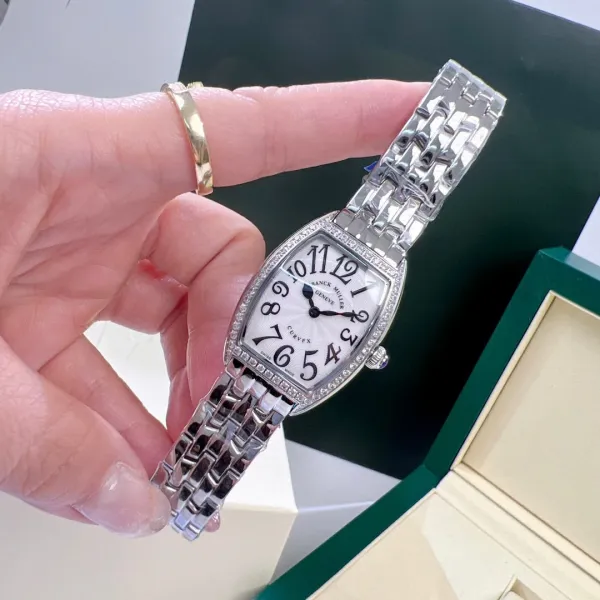 Franck Muller Casablanca Black Dial Rose Gold Diamond-Set Mechanical Watch Watches - 2