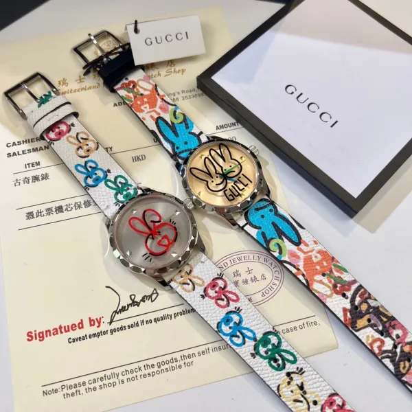 Gucci GG Marmont Rabbit Print Watch Multicolor Quartz Watch Watches - 6