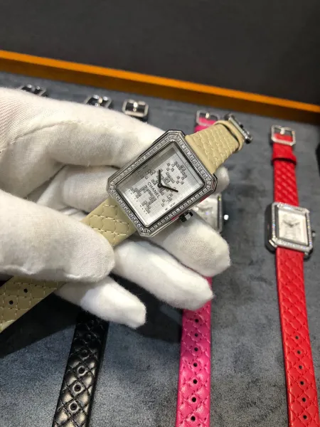 Chanel Boyfriend Watch Black Diamond-Paved Quartz Watch Watches - 33