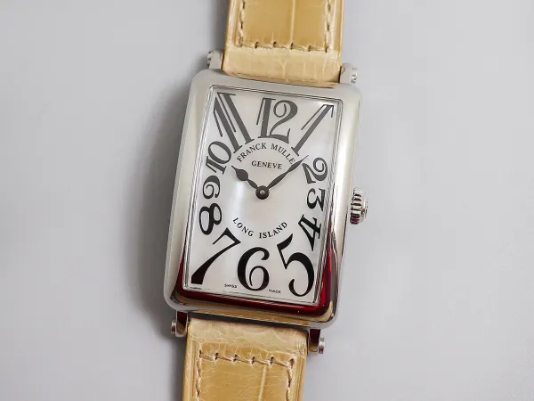 Franck Muller Long Island Mother-of-Pearl Dial Diamond Bezel White Gold Watch Watches - 28