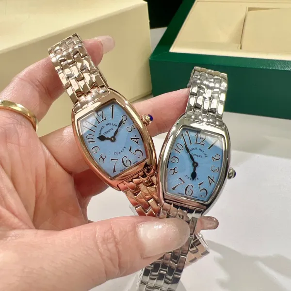 Franck Muller Casablanca Black Dial Rose Gold Diamond-Set Mechanical Watch Watches - 30