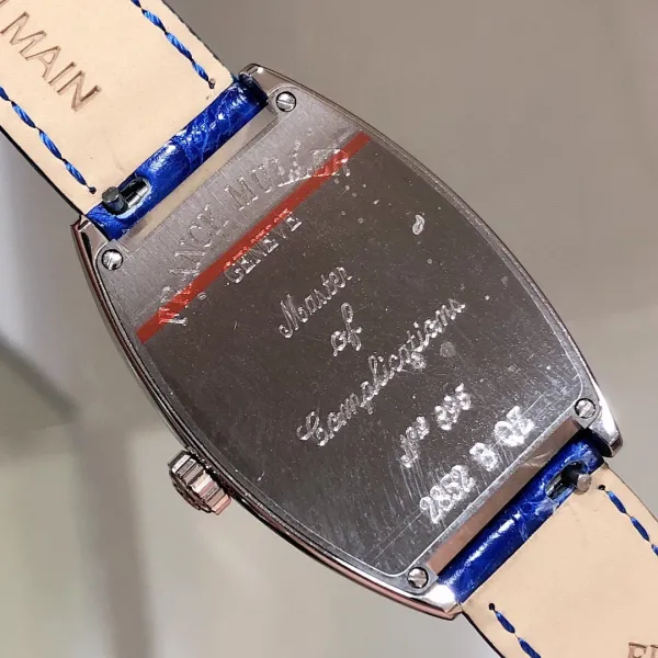 Franck Muller Curvex Blue Alligator Strap Mechanical Watch Watches - 70