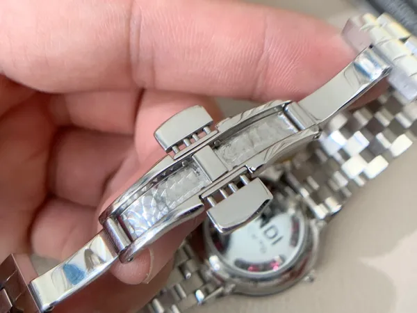 Fendi My Way 28mm Silver Dial with Ruby and Diamond Accents Quartz Watch Watches - 6