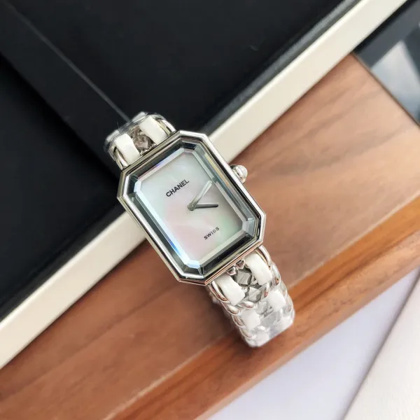 Chanel Première Édition Originale Gray Dial Silver-Tone Chain Watch Watches - 21