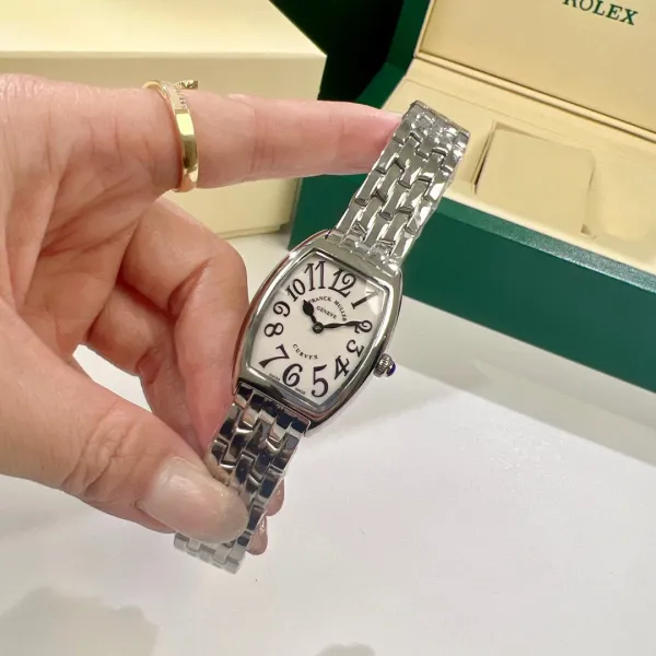 Franck Muller Casablanca Black Dial Rose Gold Diamond-Set Mechanical Watch Watches - 20