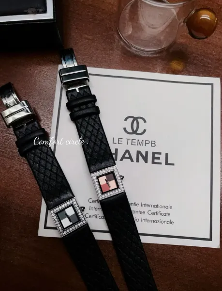 Chanel Premiere Watch Black Quilted Leather Diamond Bezel Quartz Watch Watches - 23