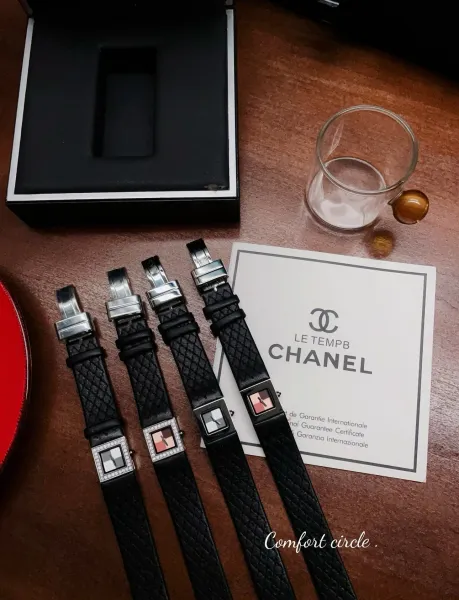 Chanel Premiere Watch Black Quilted Leather Diamond Bezel Quartz Watch Watches - 29