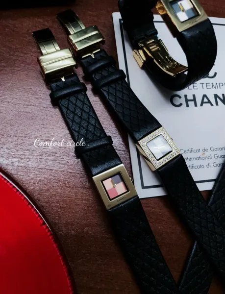 Chanel Premiere Watch Black Quilted Leather Diamond Bezel Quartz Watch Watches - 11